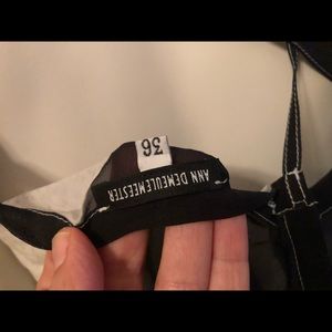 Ann Demeulemeester silk tank top